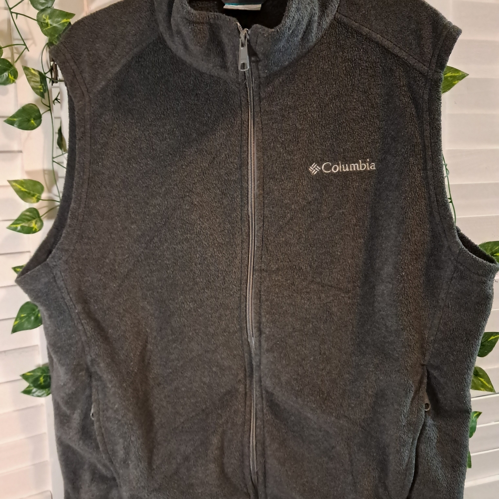 Columbia Fleece Vest Dark Grey